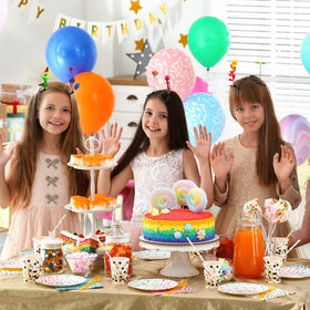 Anyangjia bean sprout clip with butterfly motif suits kids' party looks.