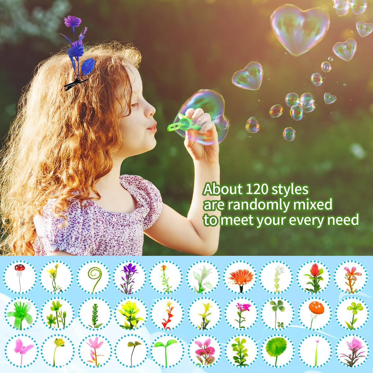 Anyangjia bean sprout clip featuring leaf detail pairs with hats.