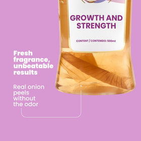 ANYELUZ Onion Shampoo rich lather demonstrates gentle cleansing action.