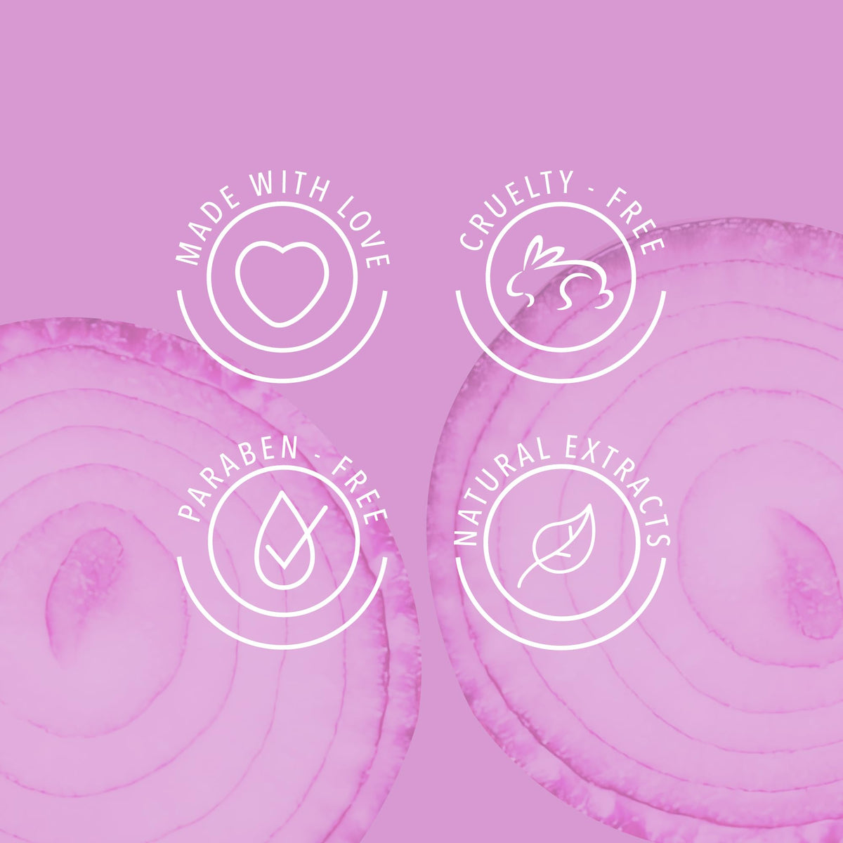 ANYELUZ Onion Shampoo scalp refresh image indicates oil control and freshness.