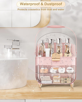 Anylady clear top view shows items quickly while adding chic style