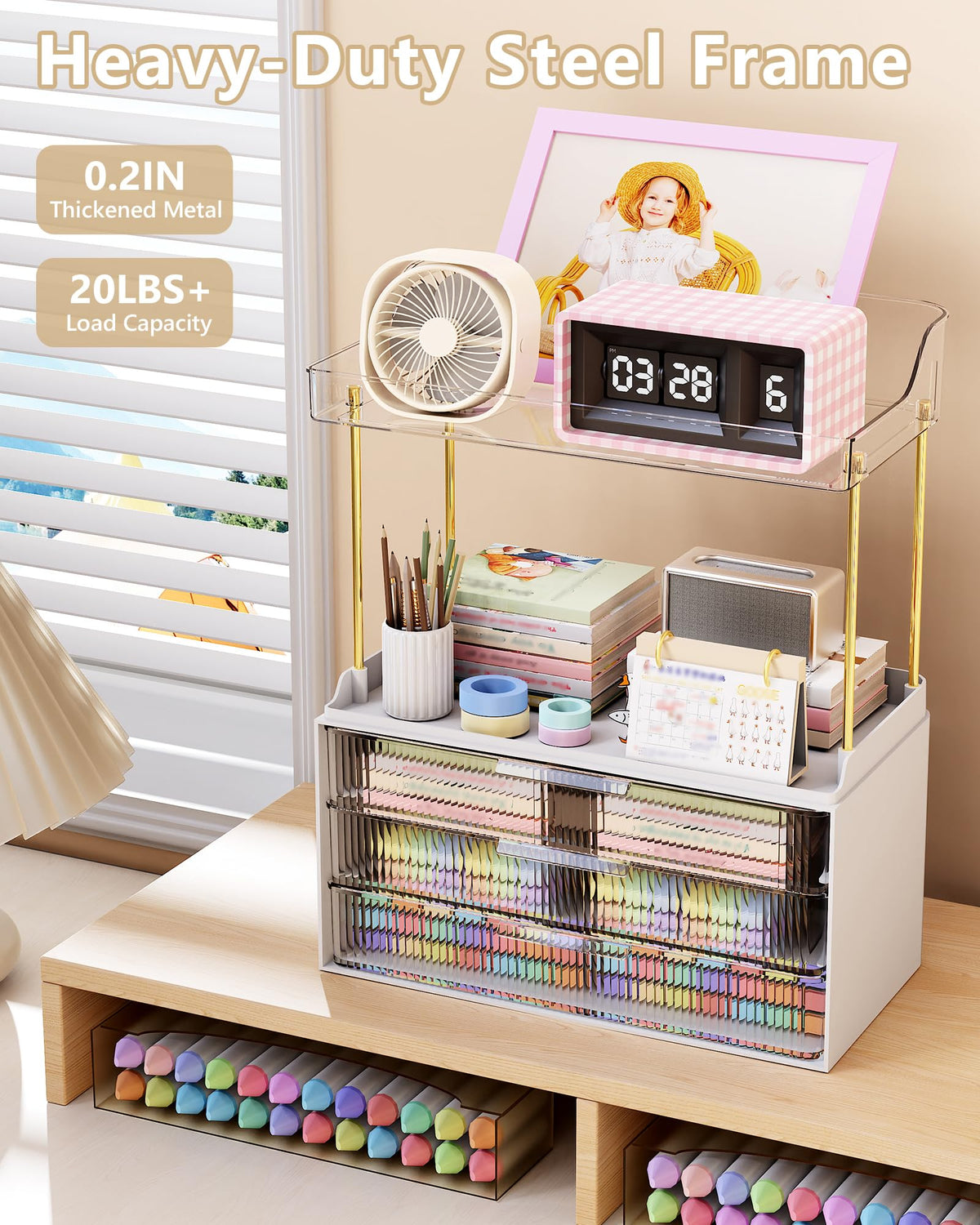 Anylady dust-proof drawers protect skincare and jewelry from dust