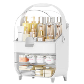 Anylady silver vanity organizer suits teen girl bedrooms for gifts and everyday use