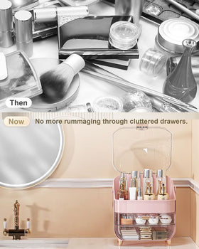 Anylady organizer features a non-slip base to protect surfaces