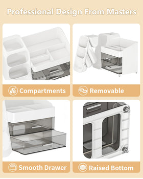 Anylady tall-bottle storage fits up to 9-inch bottles neatly.