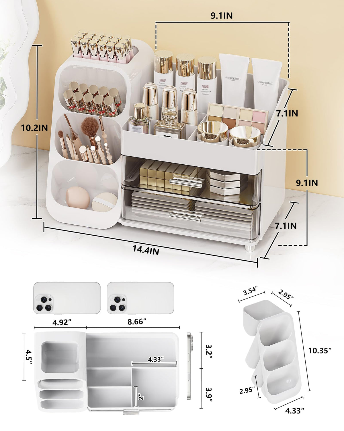 Anylady thickened-material construction adds sturdy support for heavier bottles.