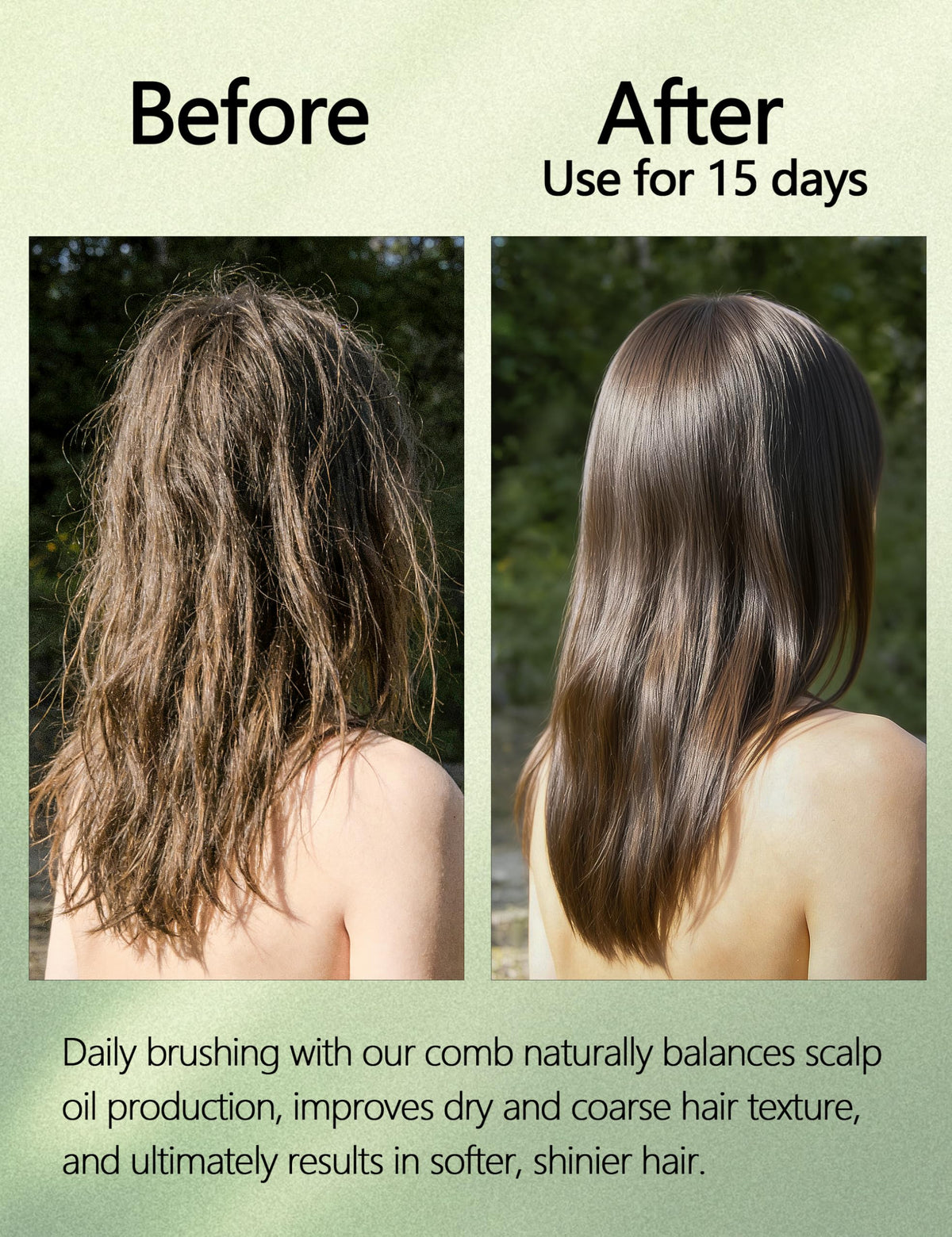 Anynew finished shine after use suggesting healthier-looking, tangle-free hair.