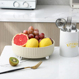 Anyoifax beige beauty display tray adds minimalist style to vanity decor