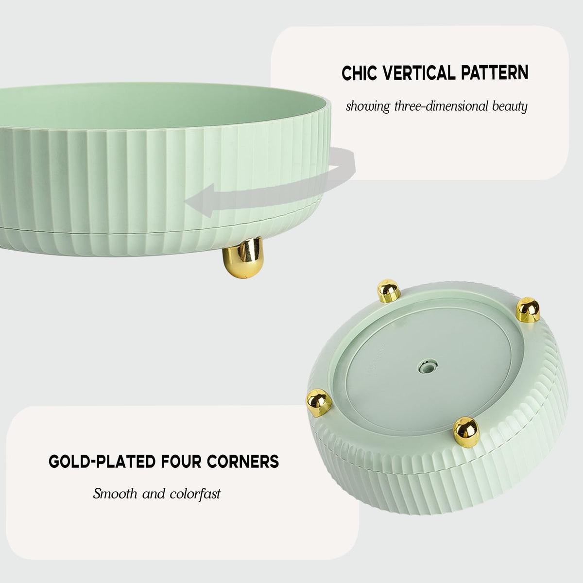 Anyoifax compact bathroom counter organizer for cosmetics and toiletries