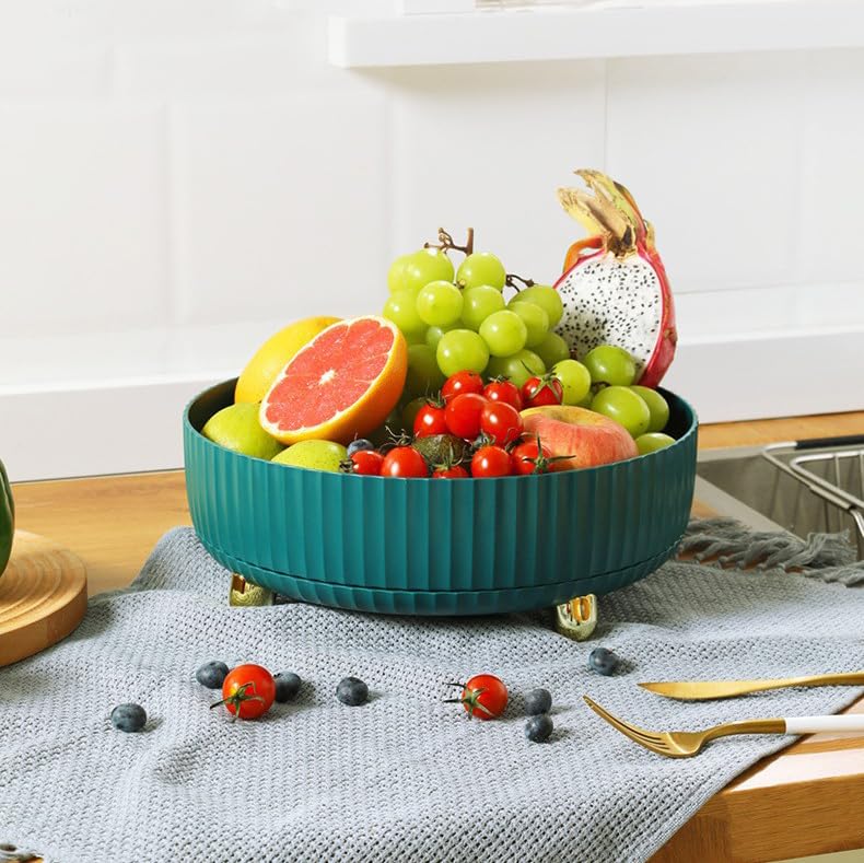 Compact yet spacious vanity storage from Anyoifax keeps you organized.