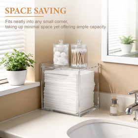 Anyoifax disposable face towels holder drawer open interior shows easy access