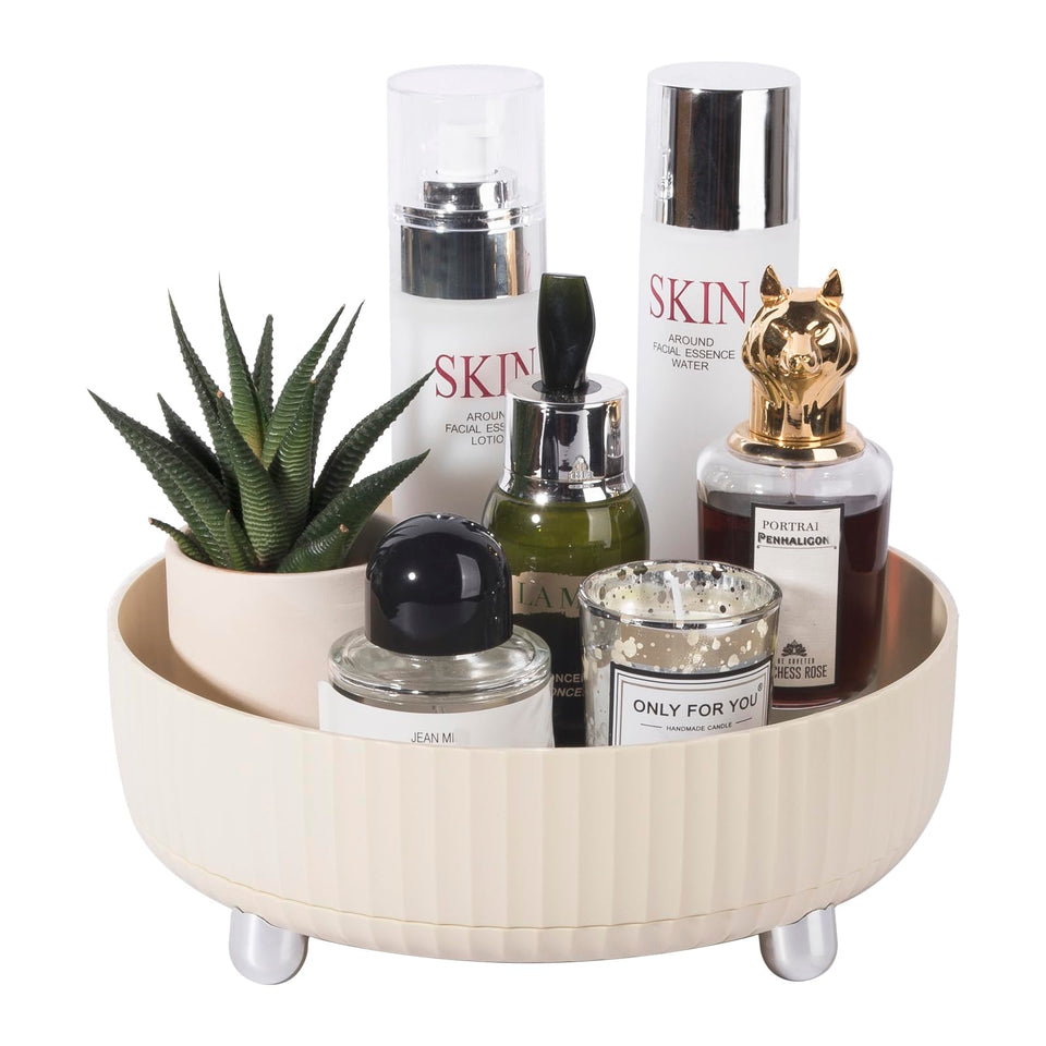 Anyoifax 360° rotating makeup and perfume organizer for easy access on the vanity
