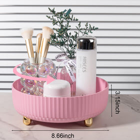 Anyoifax perfume and makeup storage on dresser keeps daily essentials neatly organized.