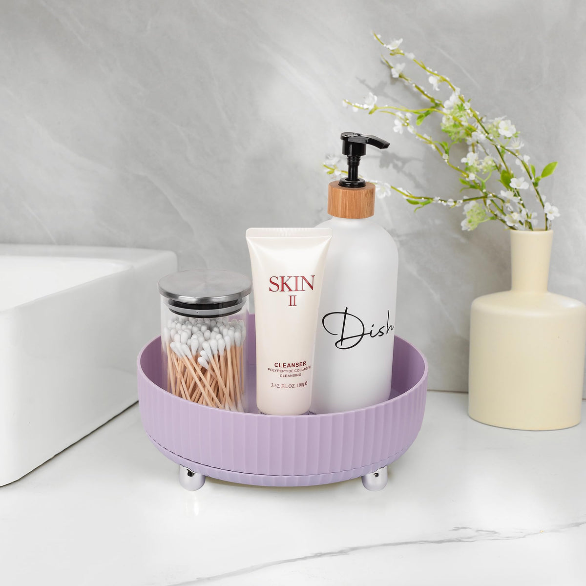 Anyoifax makeup tray with sturdy ABS construction, ideal as a gift.