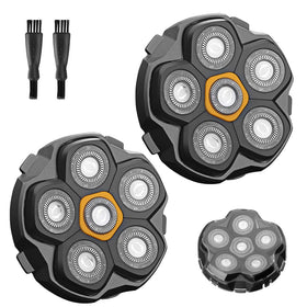 ANYSONIC half-6 blade magnetic head front view for quick, tool-free replacement.