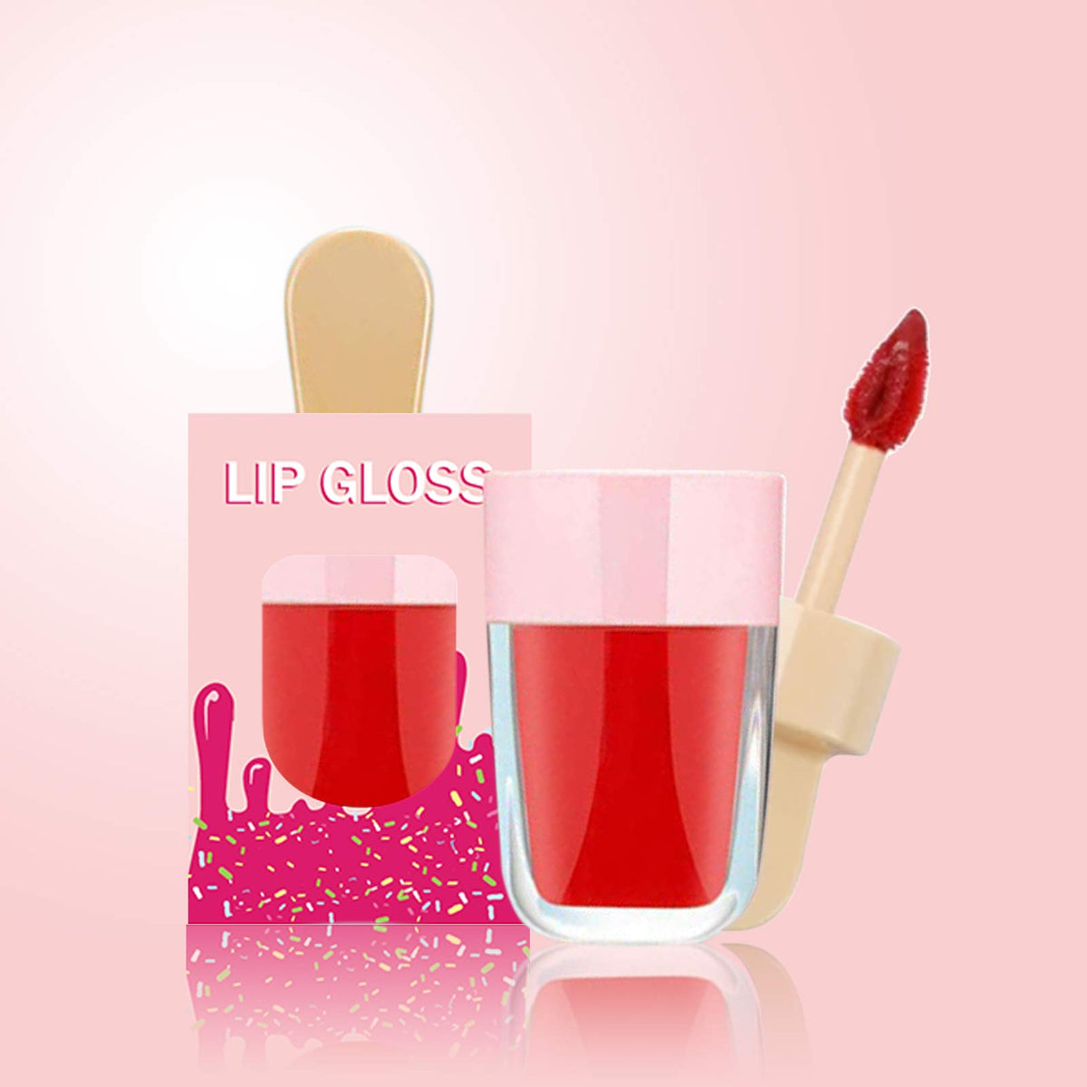 ANZKA 8ml lip gloss box packaging for gifts and retail display.