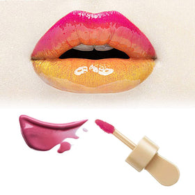ANZKA transparent packaging box showing lip gloss color at a glance.