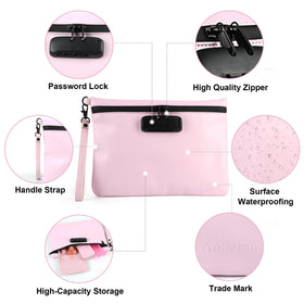 Aobelan 3-digit lock close-up secures items during travel.