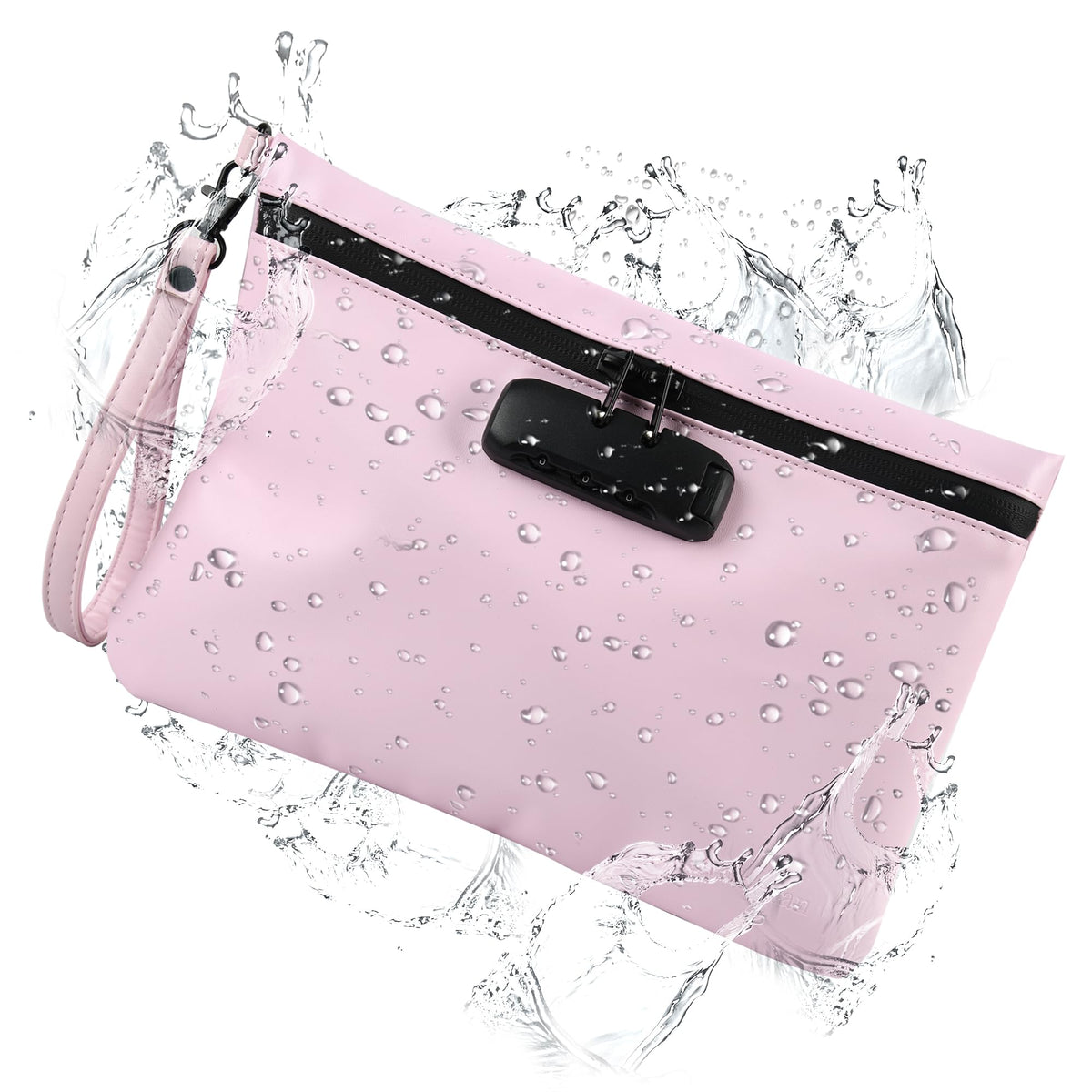 Aobelan travel-size pouch 10-8x7-4-inch compact design fits daily essentials.