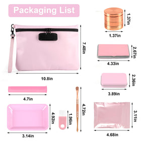 Aobelan waterproof surface pouch interior view highlights moisture protection for valuables.
