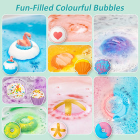 Aofmee Victoria's Lover bath bomb delivers romantic aroma and vibrant bubbles.