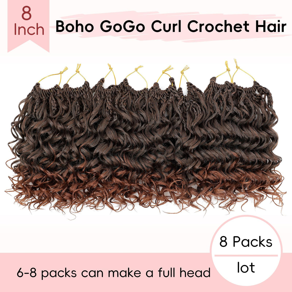 Aoisvk GoGo Curl on-model display showing boho waves and natural movement.