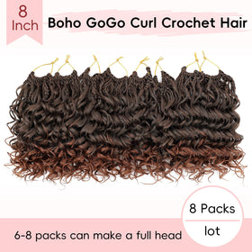 Aoisvk GoGo Curl on-model display showing boho waves and natural movement.