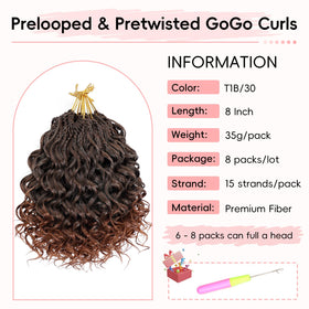 Aoisvk GoGo Curl easy installation for beginners with pretwisted design.