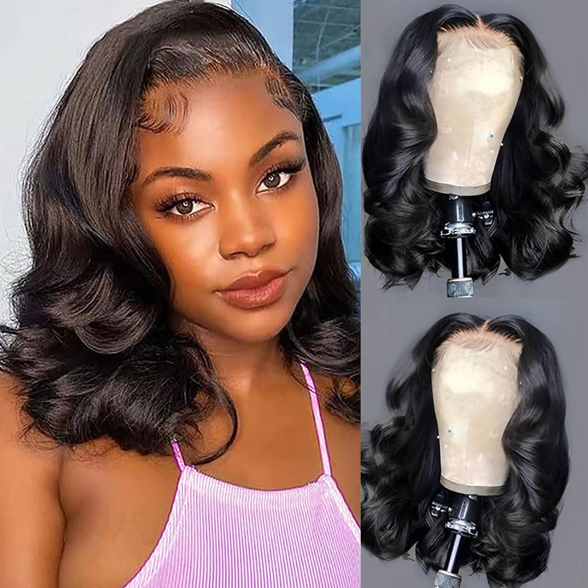 Aolisox 200-density human hair wig delivering full volume and durability.