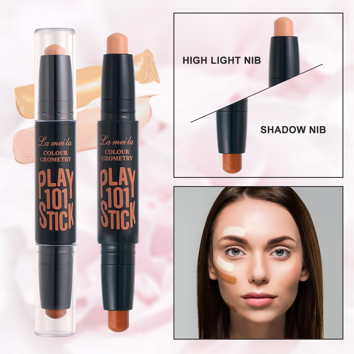 AOLIKOKO eyebrow pencil helps achieve natural, groomed brows.