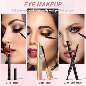 AOLIKOKO mascara delivers volume and definition for enhanced lashes.
