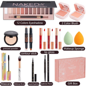 AOLIKOKO pressed powder in the kit for a smooth, long-lasting finish.