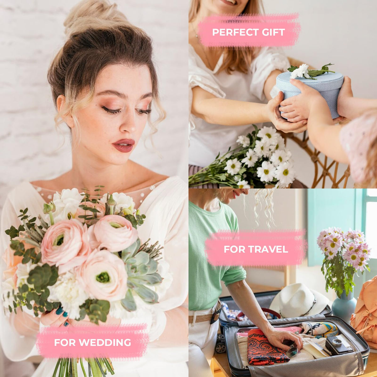 AOLRNALI bridal emergency kit hair accessories for fast styling
