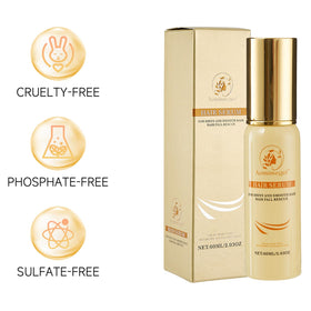 Aomimegel Argan Hair Oil texture shown, fast-absorbing and non-greasy for daily use