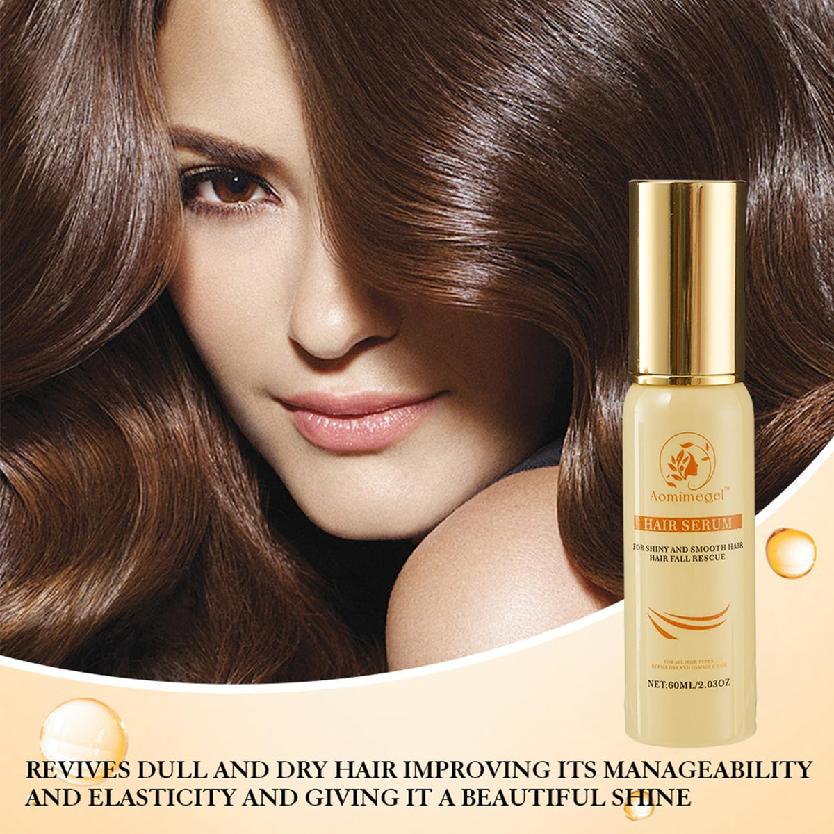 Aomimegel Argan Hair Oil on damp ends seals ends without heaviness