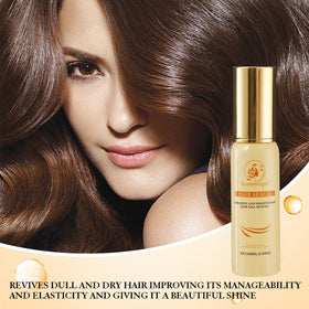 Aomimegel Argan Hair Oil on damp ends seals ends without heaviness