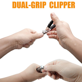 Aondos 45‑degree angled nail clipper provides access to hard‑to‑reach areas