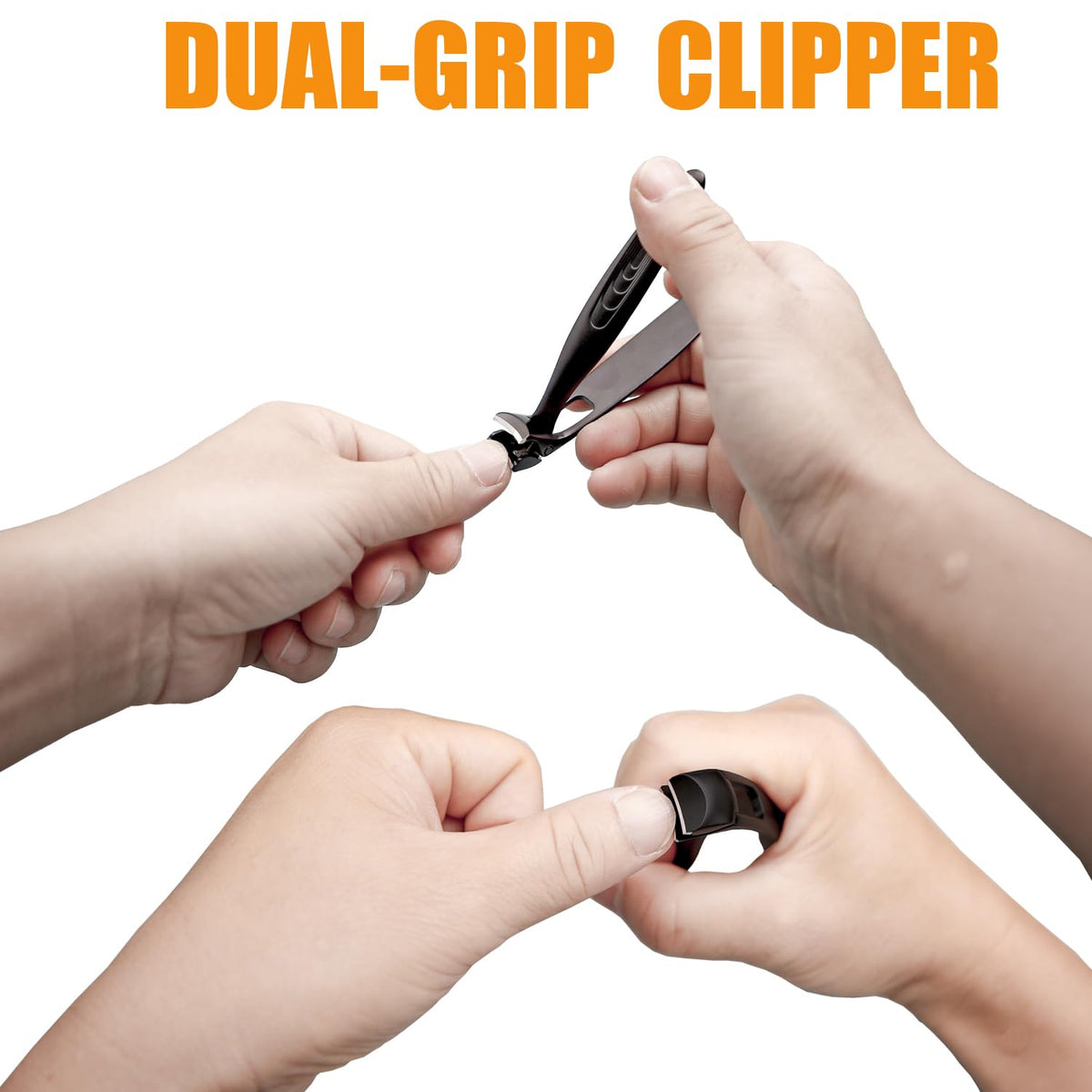 Aondos nail clippers with built-in catcher keep clippings contained.
