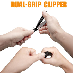 Aondos nail clippers with built-in catcher keep clippings contained.