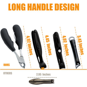Aondos 4.45-inch long handle offers comfortable grip and reduced strain.