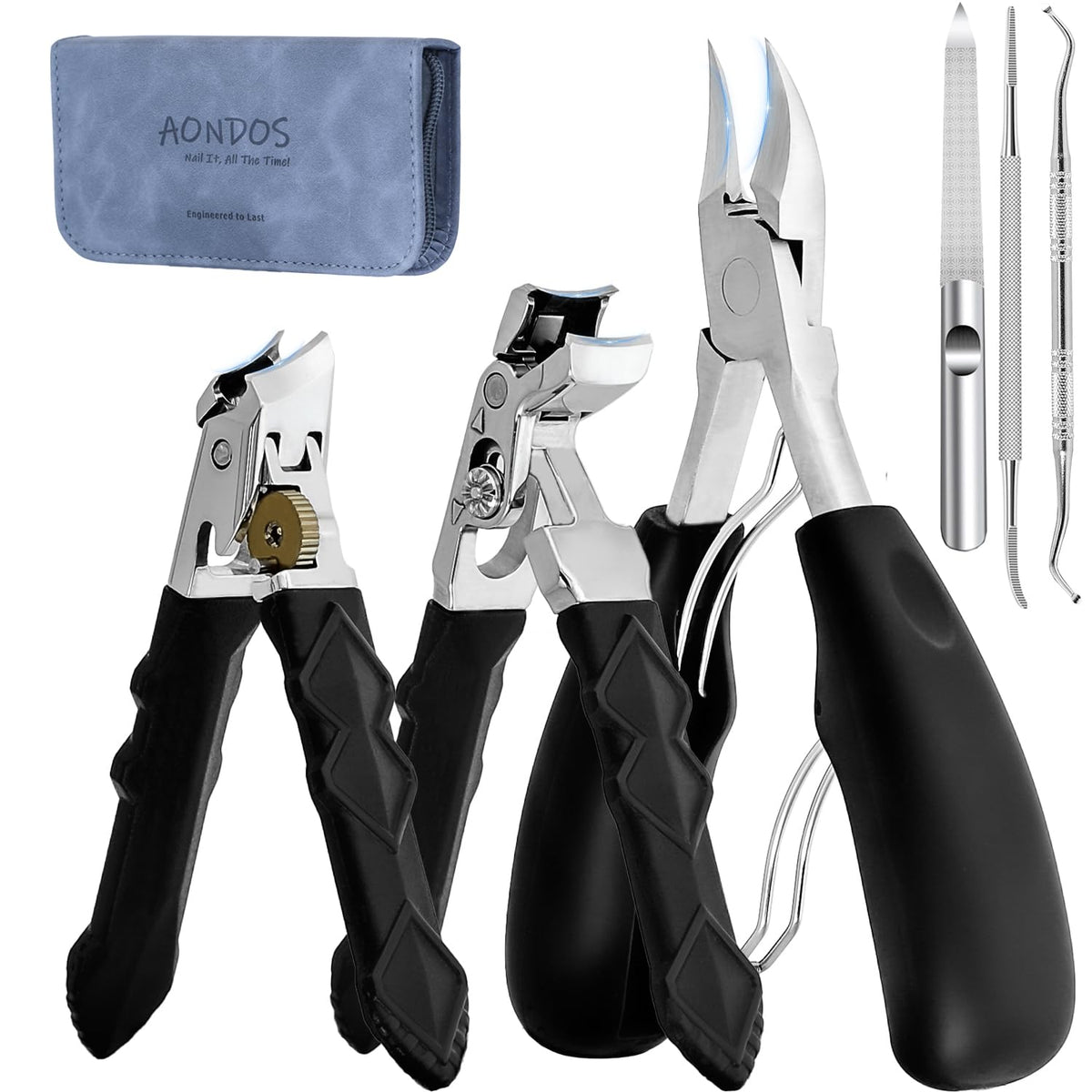 Aondos precision stainless steel angled head clippers for precise, comfortable trimming