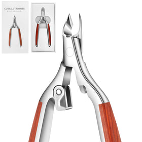 AONOLOVO Cuticle Trimmer extra sharp close-up showing premium steel for precise trimming