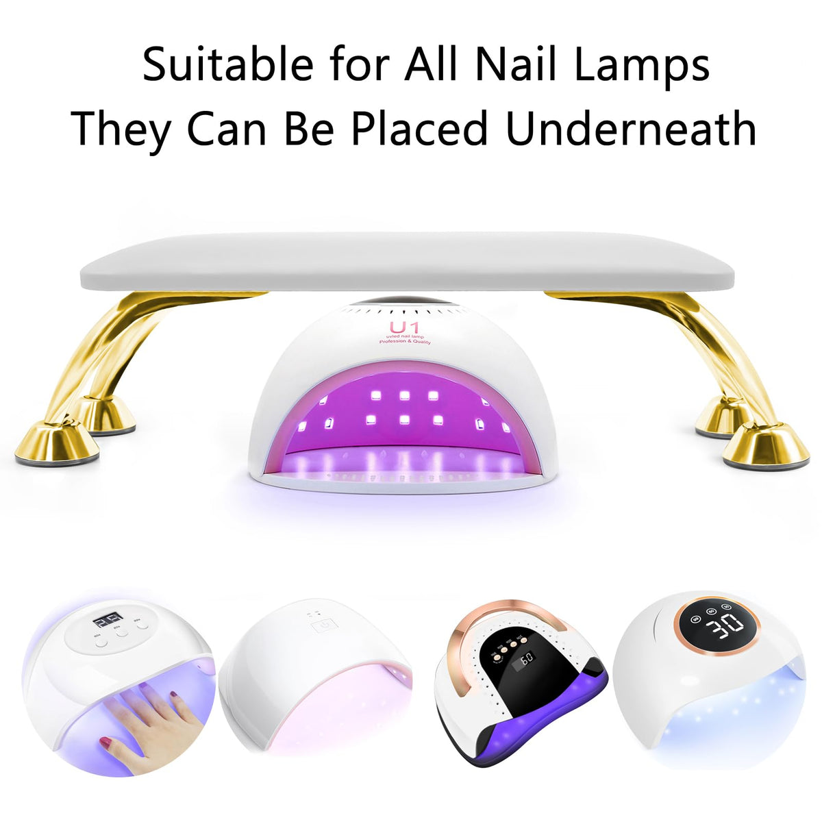 AONOLOVO waterproof surface resists spills during nail services.