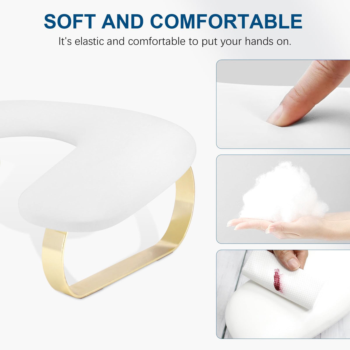 AONOLOVO arm rest fits 99% of nail lamps to save space.
