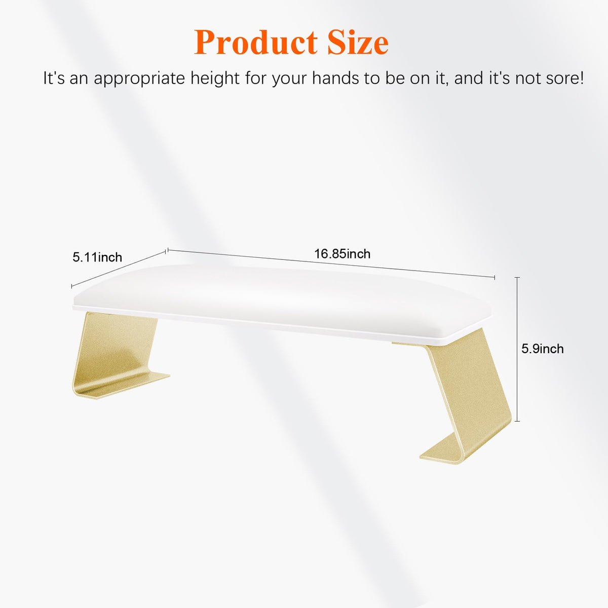 AONOLOVO large non-slip pads prevent movement while performing nail services