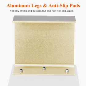 AONOLOVO non-slip aluminum legs keep the arm rest stable during manicures