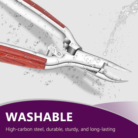 AONOLOVO designed for thick nails makes trimming easier for seniors.
