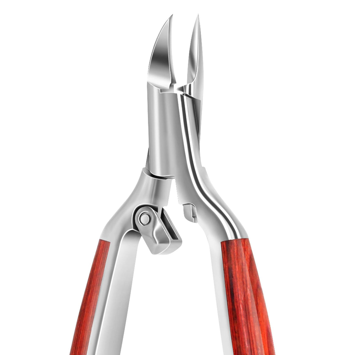 AONOLOVO heavy-duty long-handle toenail clippers cut thick nails smoothly.
