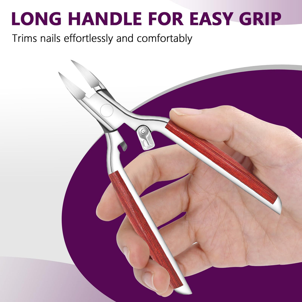 AONOLOVO ultra-sharp blades deliver precise trimming with minimal effort.