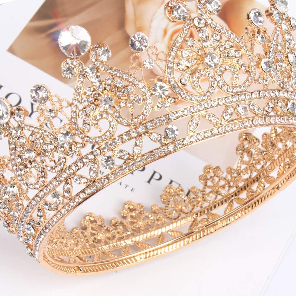 AOPRIE Victoria tiara side profile showing durable, rust-resistant construction.